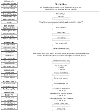Ad Board Script