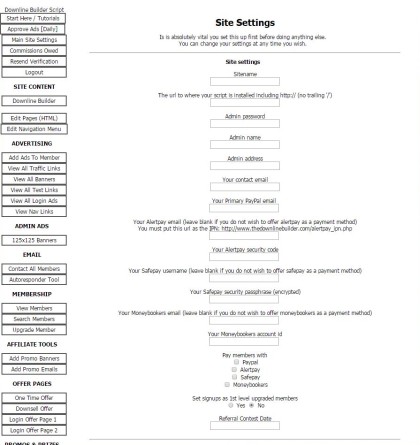 Downline Builder Script