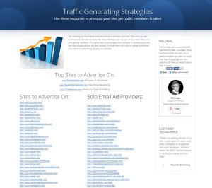 Traffic Generating Strategies