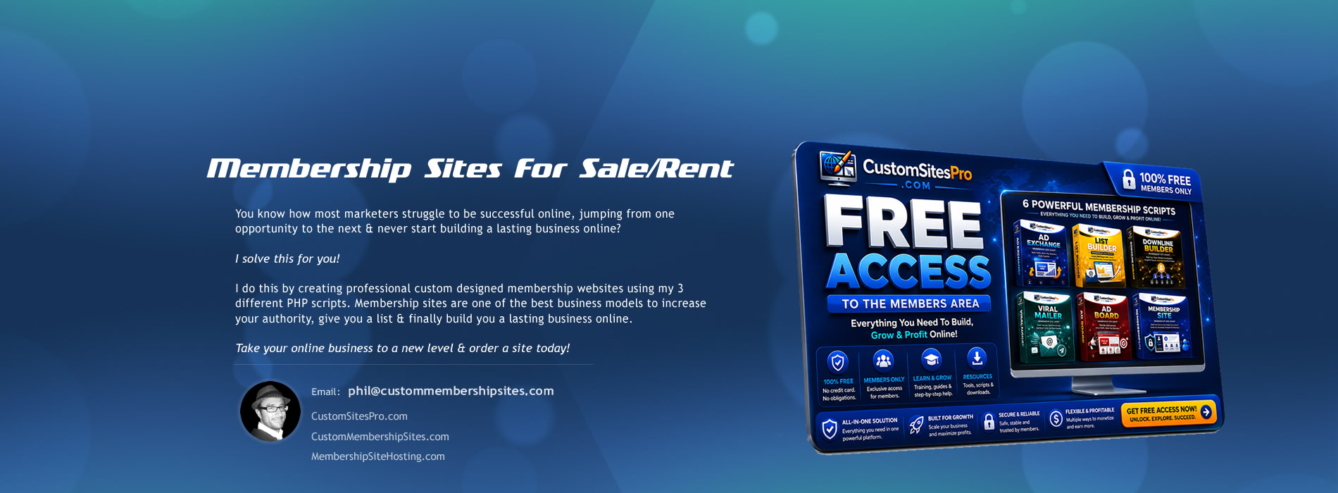 Custom Membership Sites