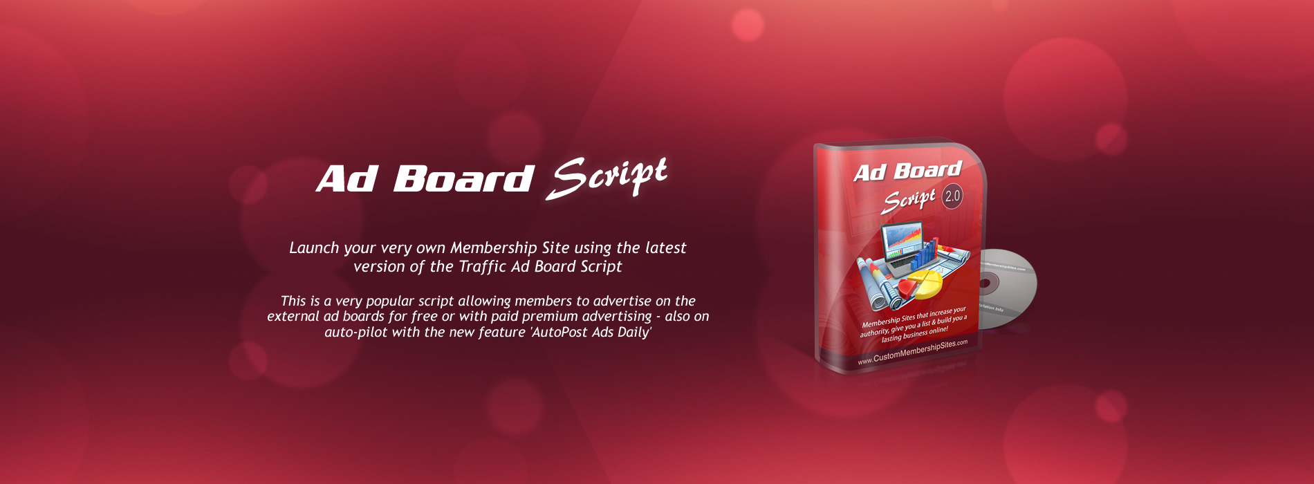 Ad Board Membership Site Script