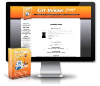 List Builder Script Admin Area