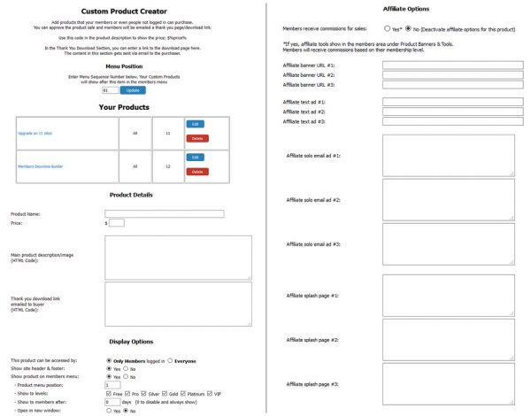 Custom Product Creator