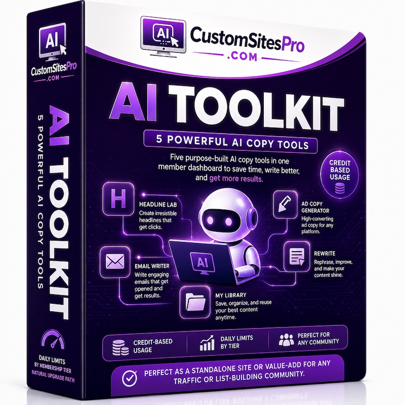 AI Toolkit Membership Sites